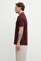 Fred Perry polo bawełniane męskie M3600.08B bordowy SS26