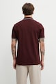 Odzież Fred Perry polo bawełniane męskie M3600.08B bordowy