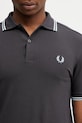 Fred Perry polo bawełniane szary M3600.09B