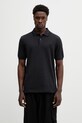 Fred Perry polo bawełniane gładkie szary M3600.11B