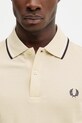 Fred Perry polo bawełniane beżowy M3600.12B