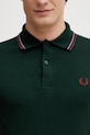 Fred Perry polo męskie bawełniane zielony M3600.85A