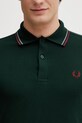 Fred Perry polo męskie bawełniane zielony M3600.85A