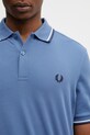 Fred Perry polo bawełniane niebieski M3600.89A