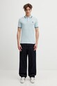 Fred Perry polo bawełniane M3600.97A turkusowy