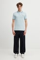 Fred Perry polo bawełniane M3600.97A turkusowy