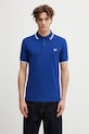 Fred Perry polo bawełniane bawełna niebieski M3600.99A