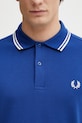 Fred Perry polo bawełniane niebieski M3600.99A