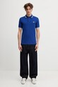 Bavlnené polo tričko Fred Perry M3600.99A modrá