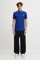 Bavlnené polo tričko Fred Perry M3600.99A modrá