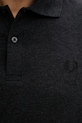 Fred Perry férfi pamut póló M6000.11B fekete