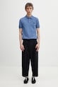 Fred Perry polo męskie bawełniane M6000.14B niebieski