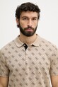 Guess polo męskie beżowy M6GP04.K3073