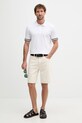 Guess polo pánské bavlněné s elastanem LYLE M6GP60.K3076 bílá SS26