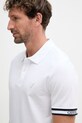 Guess polo pánské bavlněné s elastanem LYLE bílá M6GP60.K3076