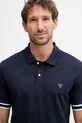 Guess polo pánské bavlněné s elastanem LYLE námořnická modř M6GP60.K3076