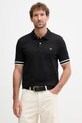Guess polo pánské bavlněné s elastanem LYLE černá M6GP60.K3076