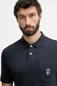 Guess mužské bavlněné polo námořnická modř M6GP48.K3476