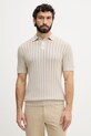 Guess polo męskie z wiskozą LONNY beżowy M6GR05.Z0558