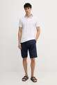 Guess polo męskie bawełniane z elastanem NOLAN M6GP66.K3070 biały SS26