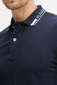 Blauer polo męskie bawełniane RANSOM BLUT02297 granatowy