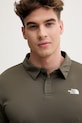 The North Face polo męskie zielony NF0A2WAZ21L1
