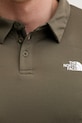 The North Face polo męskie NF0A2WAZ21L1 zielony