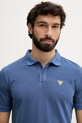 Oblečenie Guess polo tričko pánske bavlnené F6GP03.K9WF1 tmavomodrá