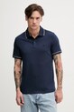 Michael Kors polo męskie bawełniane granatowy CB952SX20B
