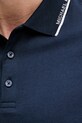 Michael Kors polo męskie bawełniane CS652WR19P granatowy