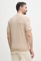 Odzież Michael Kors polo męskie bawełniane CS560GO469 beżowy
