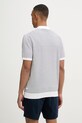 Odzież Michael Kors polo swetrowe męskie bawełniane CS660K8469 biały