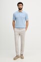 Gant polo męskie bawełniane 8030294 niebieski SS26