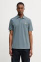 Carhartt WIP S/S Chase Pique Polo bawełniane męskie niebieski I023807.3LPXX