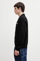 Carhartt WIP WIP Label Polo Sweat Men's cotton sweatshirt I036349.89XX black SS26