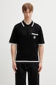 Carhartt WIP S/S Ramsey Polo Men's cotton polo shirt black I036168.K02XX
