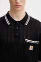 Carhartt WIP S/S Ramsey Polo Men's cotton polo shirt black I036168.K02XX