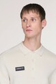 adidas Originals x SPZL Men's sweater-style polo shirt with viscose beige KF6808