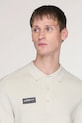 adidas Originals x SPZL Men's sweater-style polo shirt with viscose beige KF6808