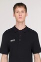 adidas Originals x SPZL sweater-style polo shirt with viscose Men's black KF6812