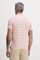 Ρούχα United Colors of Benetton πόλο ανδρικό βαμβακερό 3UTCU302S ροζ