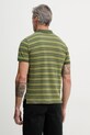 Ρούχα United Colors of Benetton πόλο ανδρικό βαμβακερό 3UTCU302S πράσινο