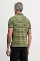 Ρούχα United Colors of Benetton πόλο ανδρικό βαμβακερό 3UTCU302S πράσινο