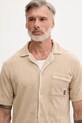 Fila πουκάμισο Ανδρικό βαμβακερό EMPOLI μπεζ FAM1179