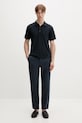 rag & bone polo męskie MBC25SP046PK46 granatowy SS26