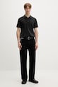 Rag & bone polo męskie MBC25SP046PK46 czarny SS26