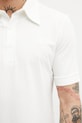 MM6 Maison Margiela polo męskie bawełniane biały SH2GL0011.M20108