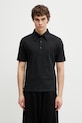 MM6 Maison Margiela polo pentru bărbați, din bumbac negru SH2GL0011.M20108