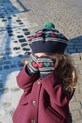 Konges Sløjd rękawiczki z dodatkiem wełny dziecięce BELOU MITTENS KS104228.PreSpring granatowy