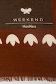 Платок с добавлением шерсти Weekend Max Mara AEDUCATA 2615541134600 коричневый SS26